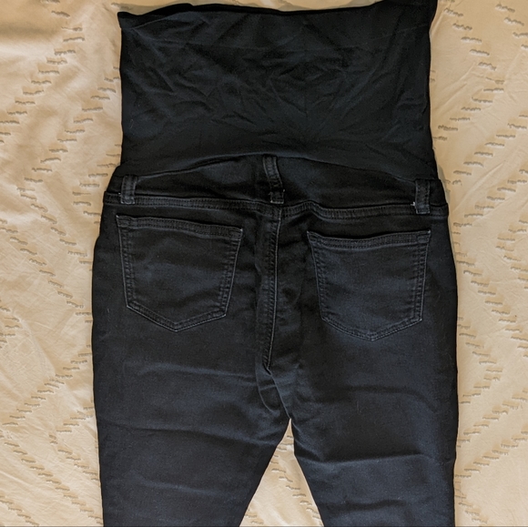 Maternity black jeggings a*glow size 6 - Picture 5 of 6